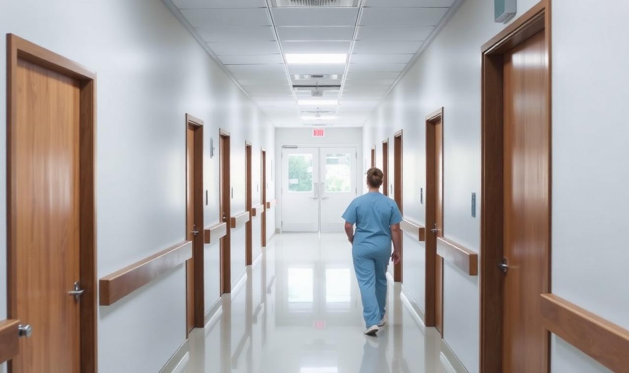 Corridoio di una struttura sanitaria privata